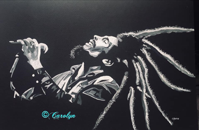 Hand-painted artwork